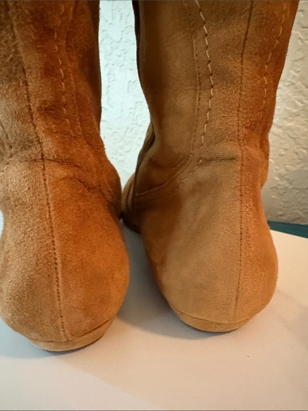 Jimmy Choo Tall Suede Over-the-Knee Boots in Cognac